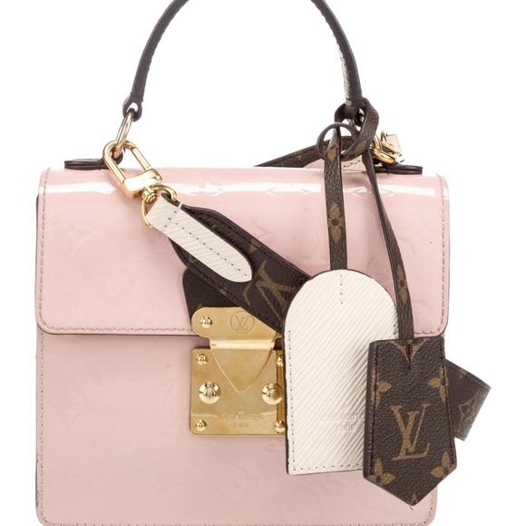 Louis Vuitton Vernis Epi Monogram Pink and Brown Handbag - Picture 1 of 4